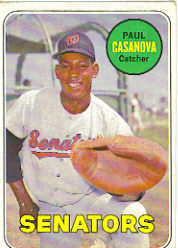 1969 Topps Baseball Cards      486A    Paul Casanova